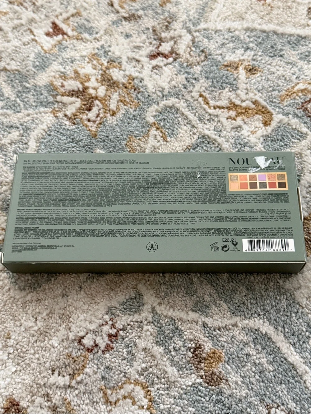 Anastasia Beverly Hills Eyeshadow Palette — Purple, Pink, Green & Neutral Mix